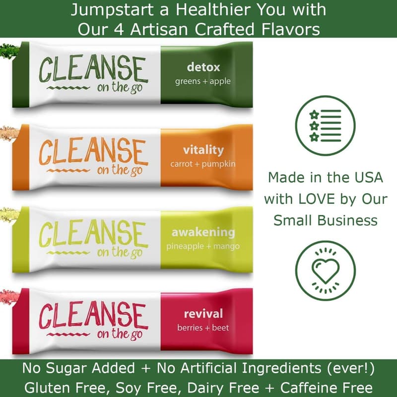 3-Day Juice Cleanse with 21 Powder Packets