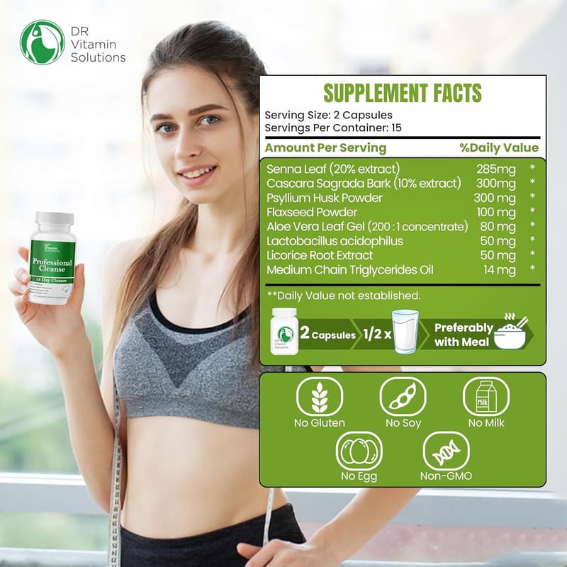15-Day Detox Cleanse with Probiotics for Gut Support