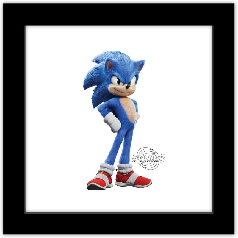 Sonic the Hedgehog 3 Black Framed Wall Art, 12