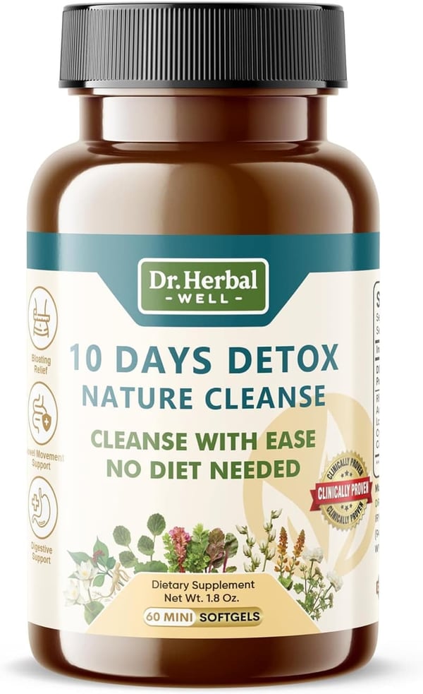 Natural Detox Cleanse Softgels – 10-Day Program