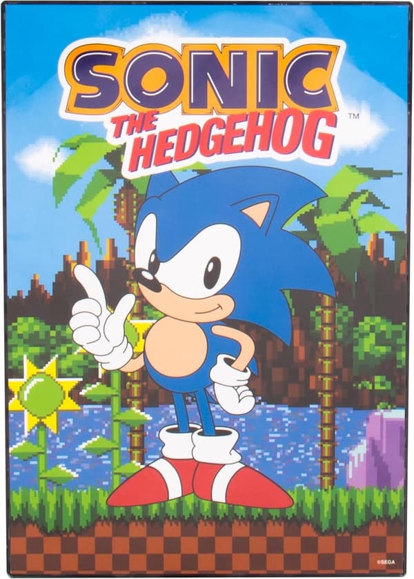 Sonic the Hedgehog A4 Poster Light - USB Powered