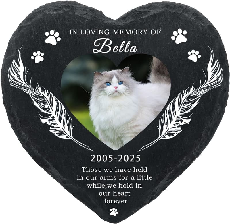 Personalized Pet Memorial Stone for Dog or Cat Remembrance