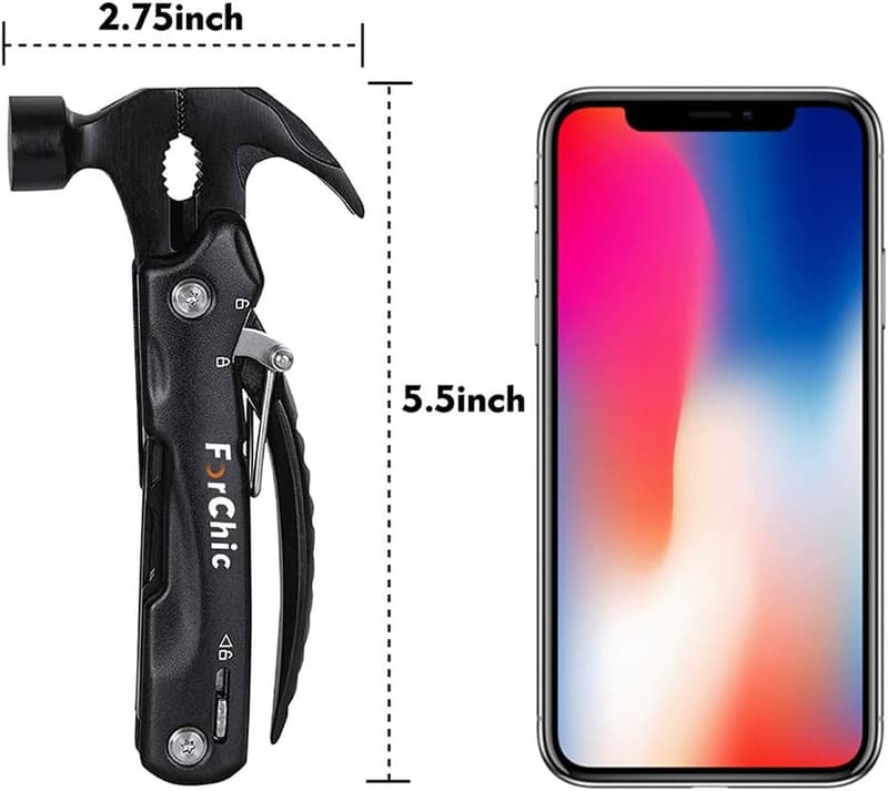 Christmas Gifts for Men: 12-in-1 Hammer Multitool