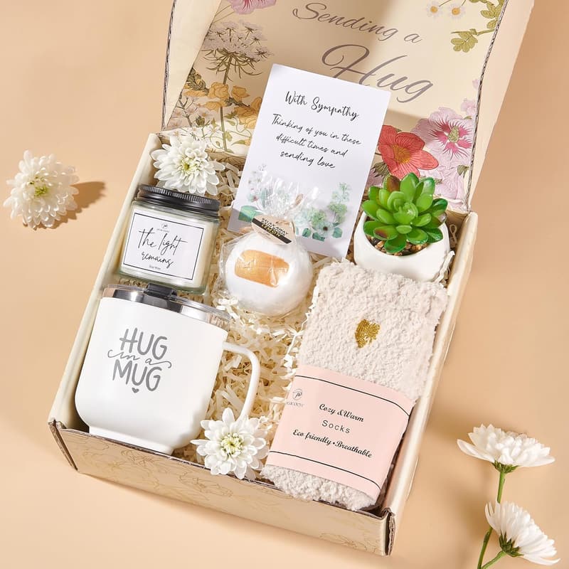 Condolences Gift Basket for Grieving Friends and Family