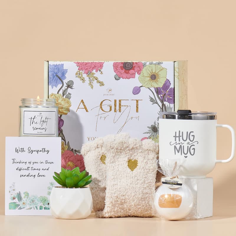 Condolences Gift Basket for Grieving Friends and Family