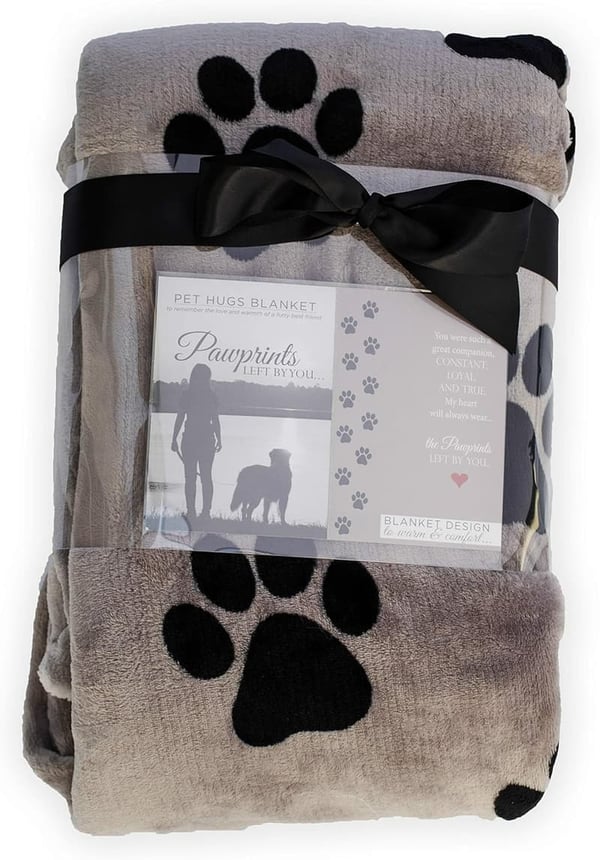 Pet Memorial Blanket - Comforting Gift with Heartfelt Sentiment
