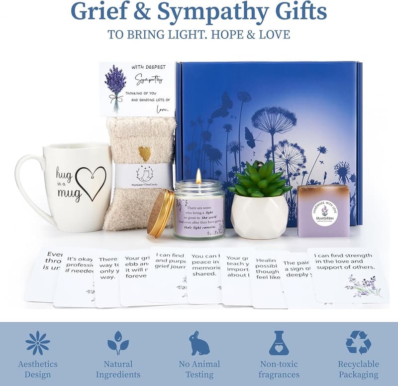Sympathy Gift Basket for Grieving Women – Self-Care Package