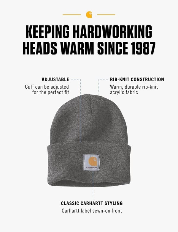 Men's Knit Cuffed Beanie by Carhartt