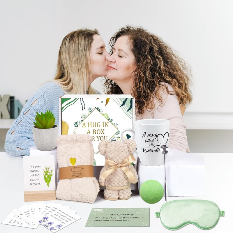 Pet Bereavement Sympathy Gift Basket for Mom and Dad