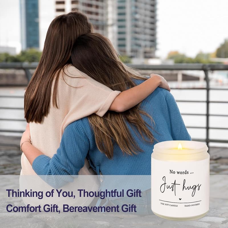 Sympathy Candle - 7oz Lavender Scented Bereavement Gift