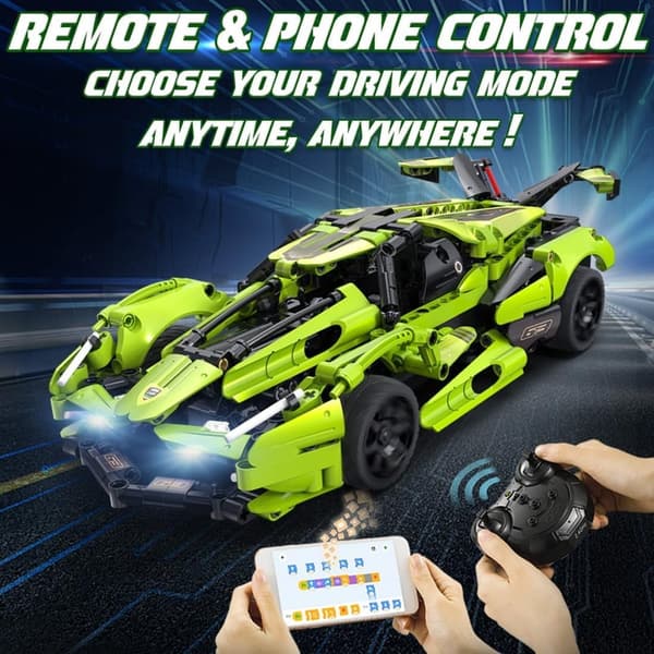 STEM Model Car Building Kit for Ages 8-14 - Remote Control Toy