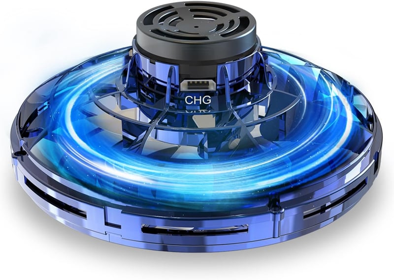Flying Spinner UFO Drone with Lights - Fun Gift for Kids 8+