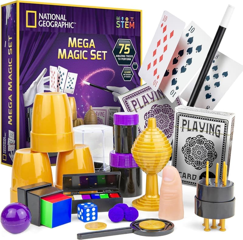 Mega Magic Set for Kids - 75+ Tricks with Video Instructions