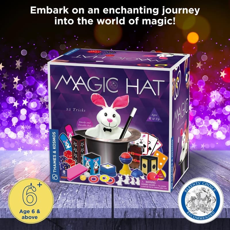 Magic Hat for Kids with 35 Tricks and Illustrated Guide