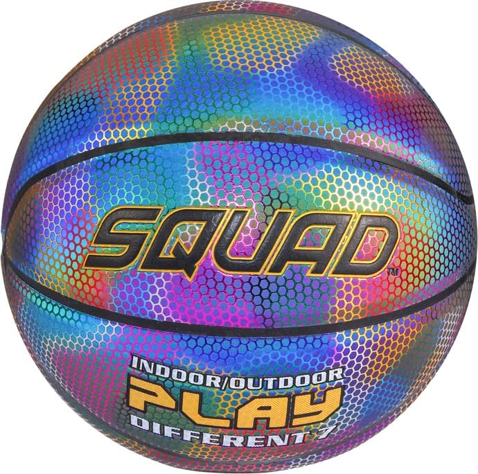 Reflective Holographic Basketball – Size 5 & 7 for Teens
