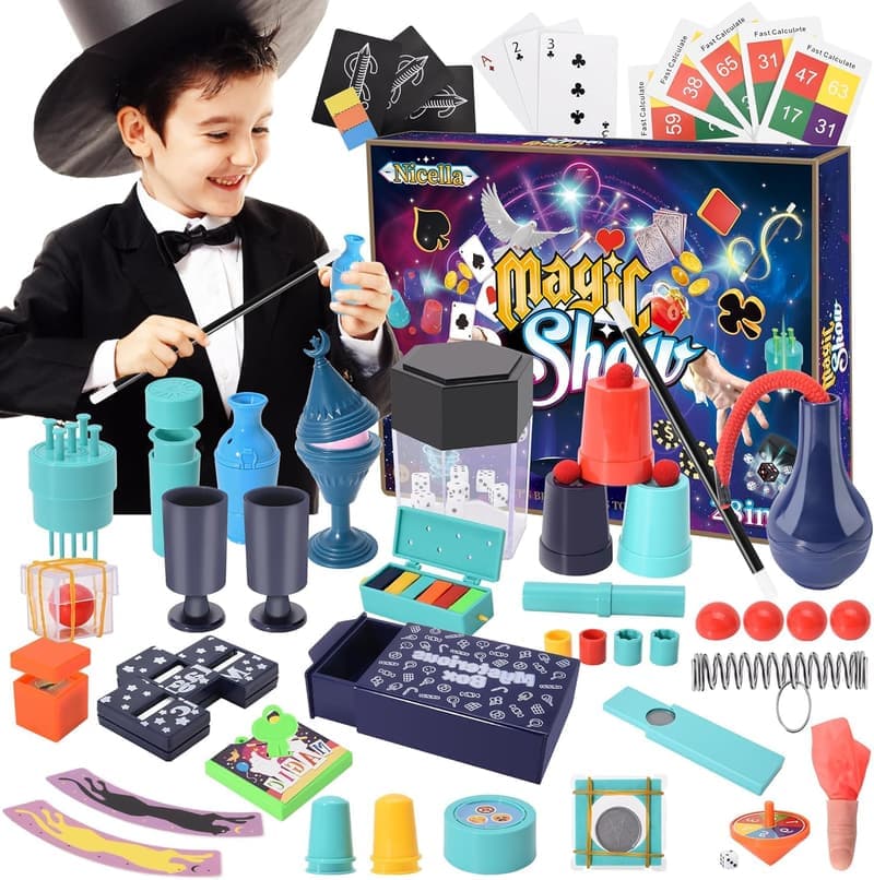 Magic Kit for Kids - 200+ Tricks, Beginner Friendly