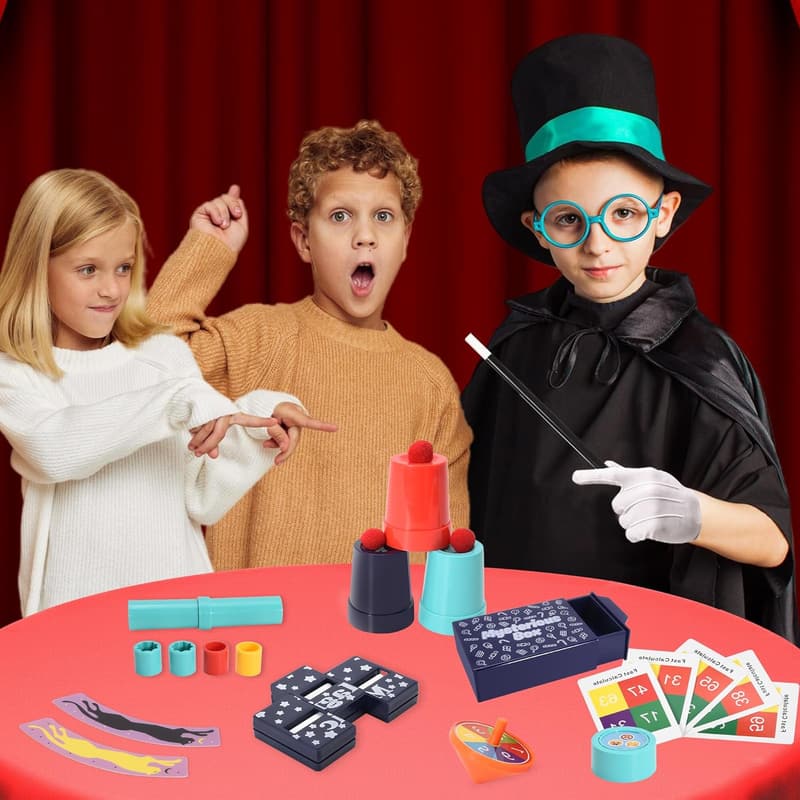 Magic Kit for Kids - 200+ Tricks, Beginner Friendly
