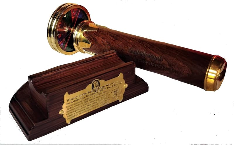 Handmade 8-Inch Brass Kaleidoscope for Children's Birthday