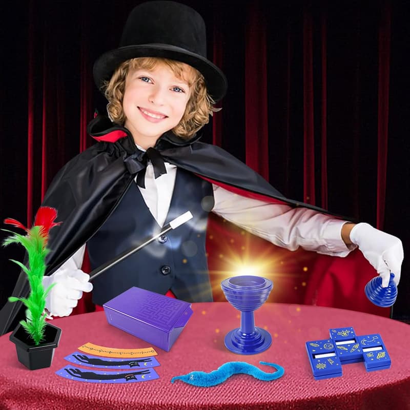 Magic Tricks Kit for Kids - Fun Christmas Birthday Gift Ages 6-12