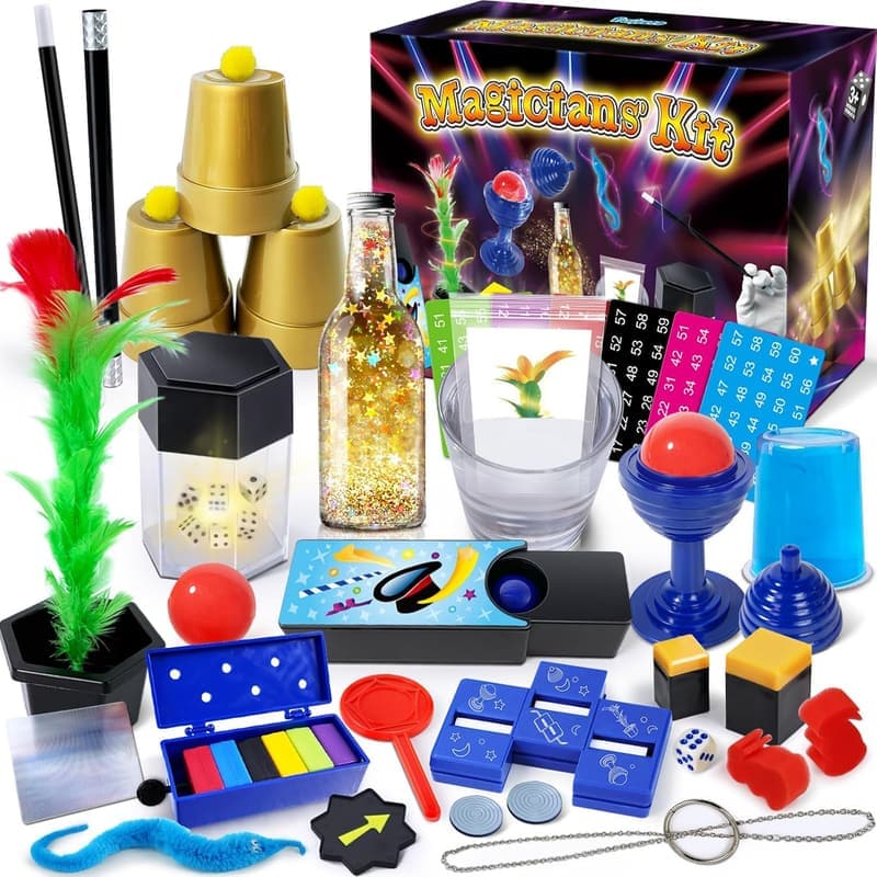 Magic Kit for Kids - 50+ Tricks with Instructions