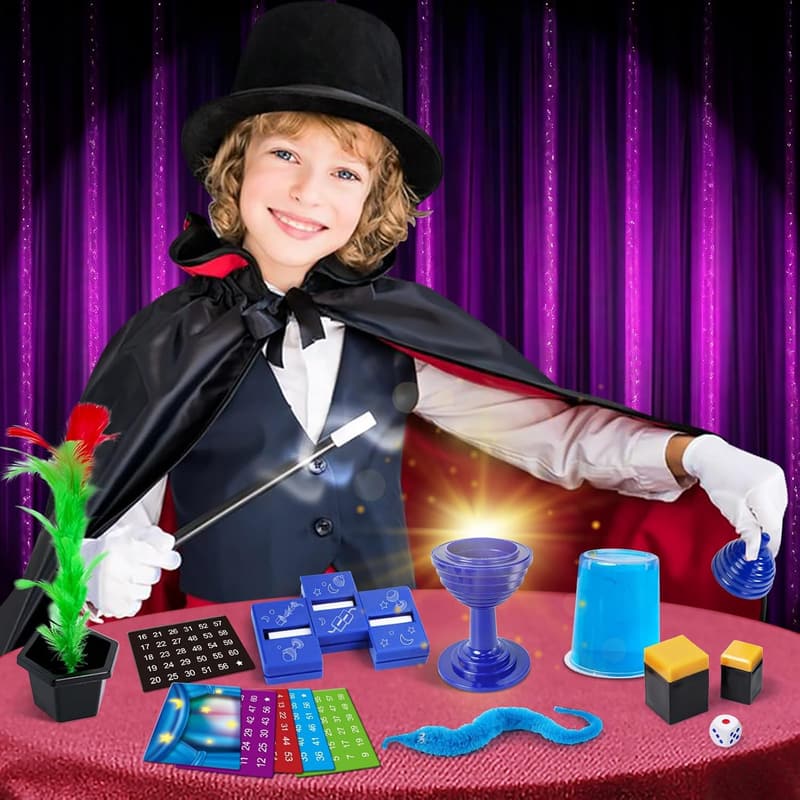 Magic Kit for Kids - 50+ Tricks with Instructions