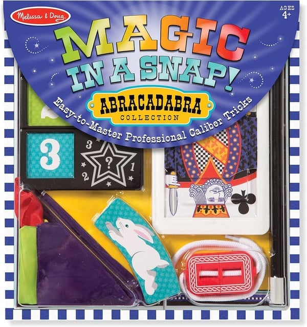 Melissa & Doug Abracadabra Magic Tricks Set (10 pcs)
