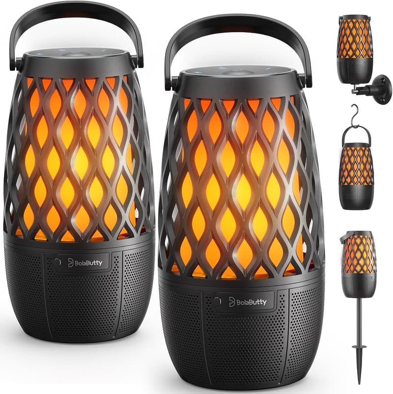 Bluetooth Outdoor Speakers for Men - Waterproof HD Stereo Sound