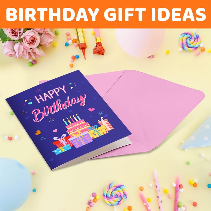 Birthday Socks for Tween Girls with Greeting Card