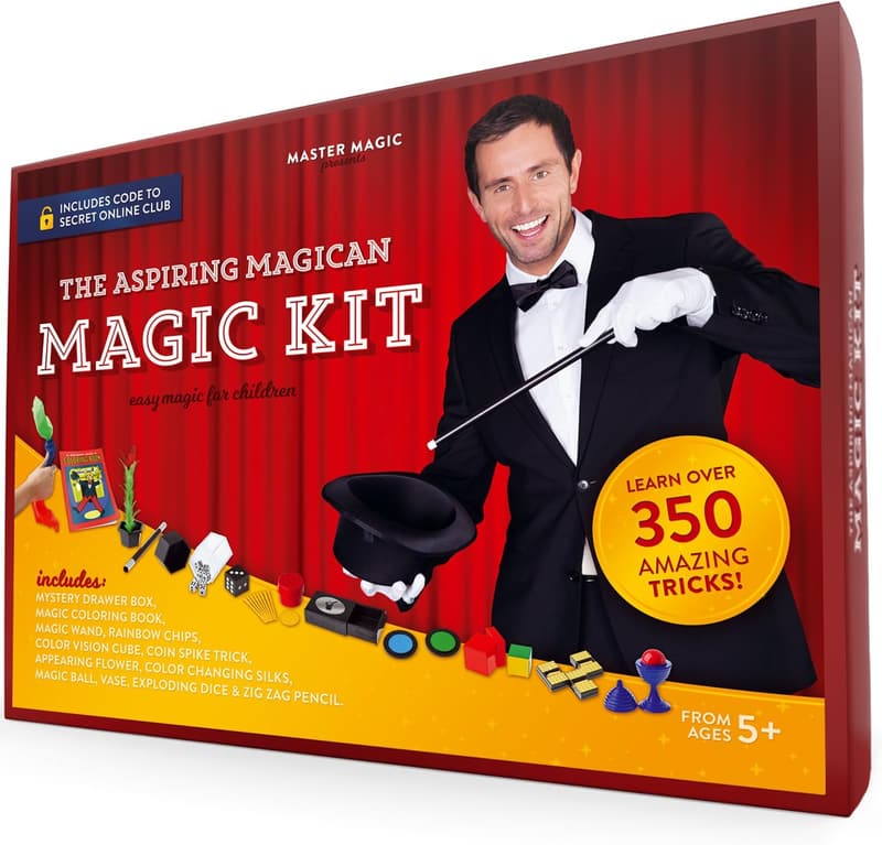 Children's Magic Set - 350 Easy Tricks for Beginners