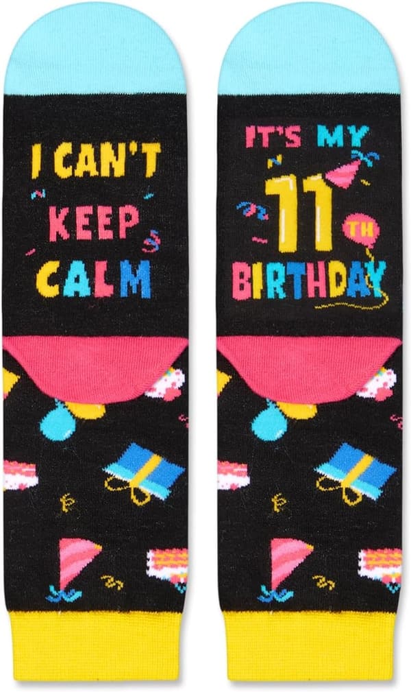 Birthday Gift Socks for Kids Ages 5-12 - HappyPop