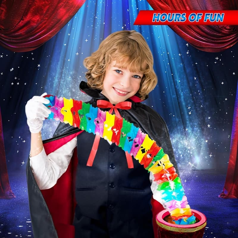 Kids Magic Set with Costume for Ages 6-12