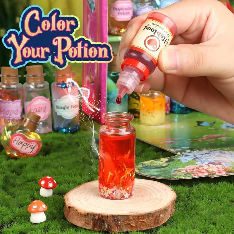 Fairy Magic Craft Kit for Kids - 20PCS Potion Bottles