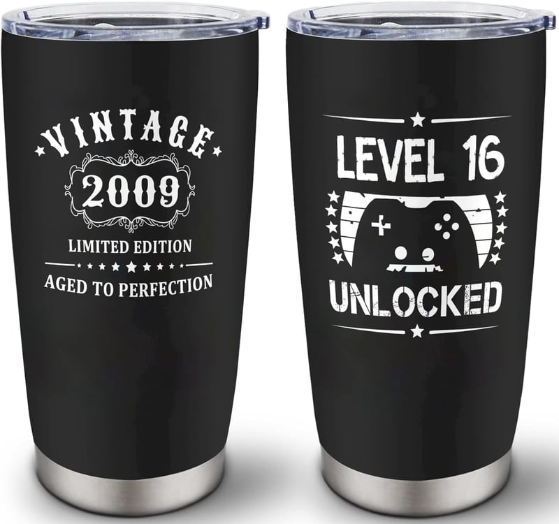 Happy 16th Birthday Tumbler Gift for Boys