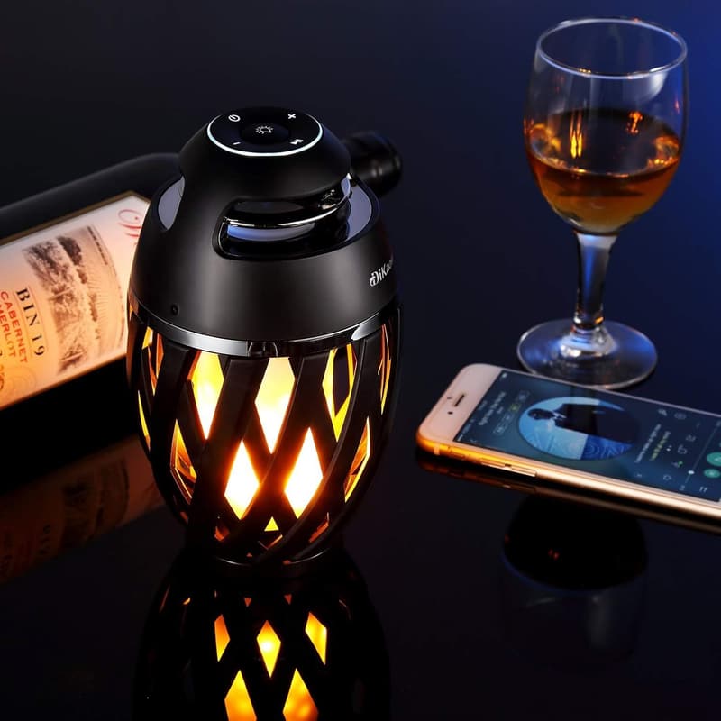 Outdoor Bluetooth Speaker with Torch Light - Waterproof, HD Audio