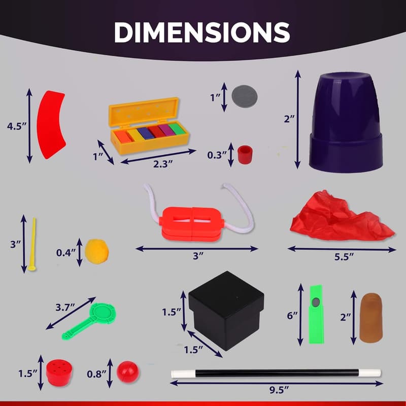 Deluxe Magic Show Set for Kids – 100+ Simple Tricks