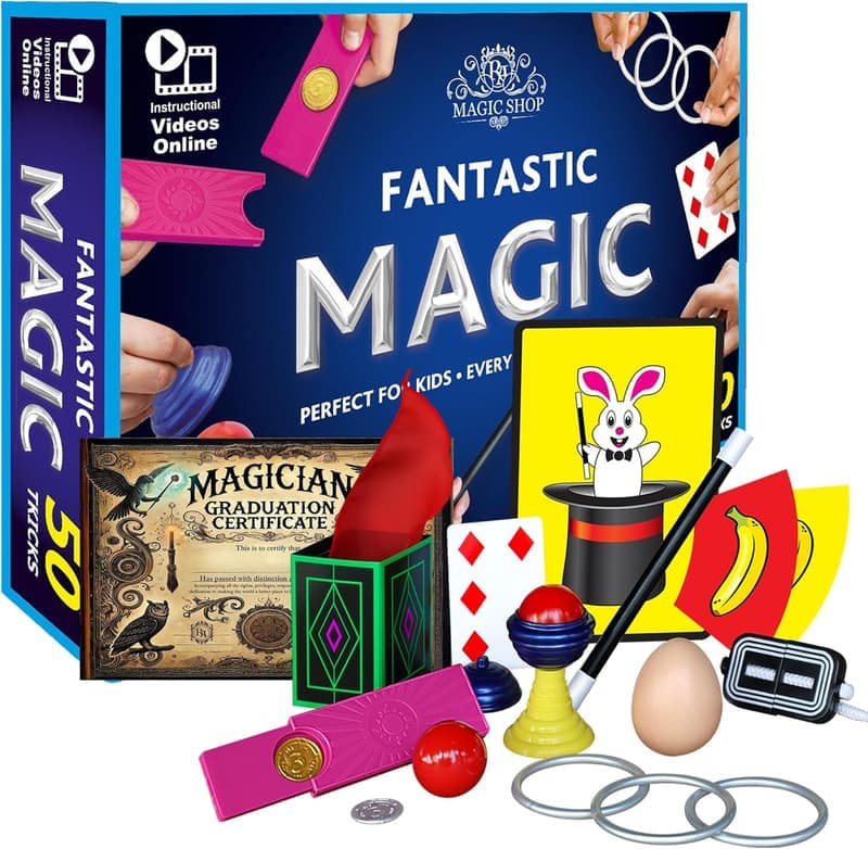 Kids' Magic Set: 50 Easy Tricks with Video Instructions