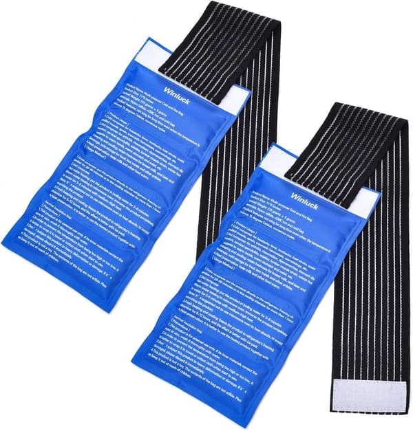 Reusable Gel Ice Cold Pack Set for Joint and Muscle Pain Relief