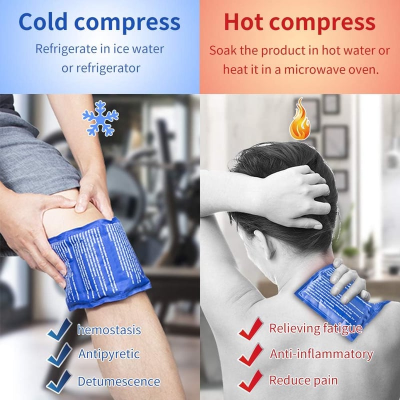 Adjustable Gel Ice Pack for Pain Relief & Rehabilitation
