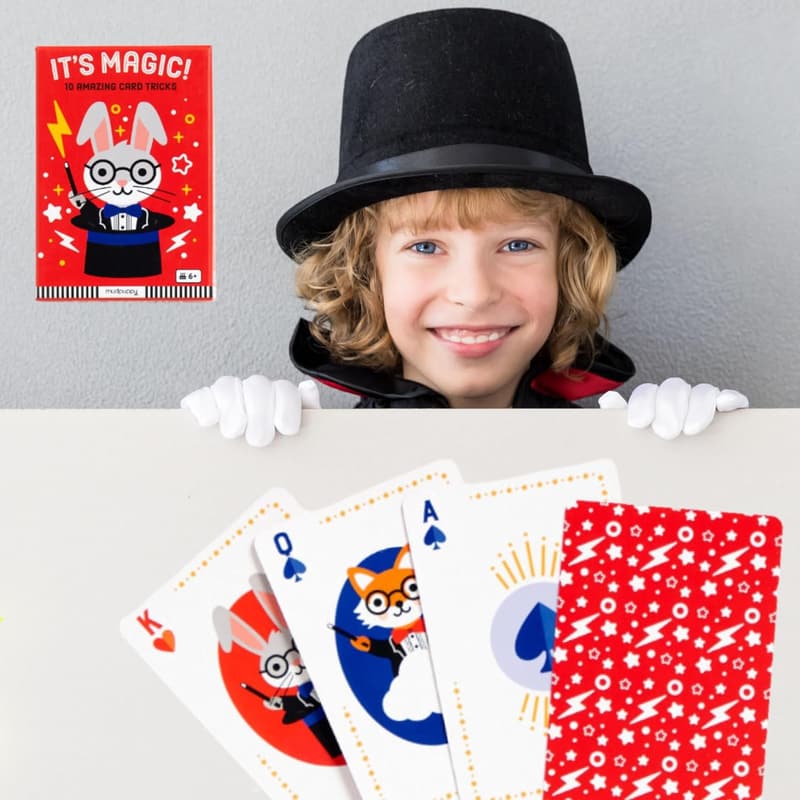 Animal Card Tricks Game for Kids – 2-4 Players, Ages 4+
