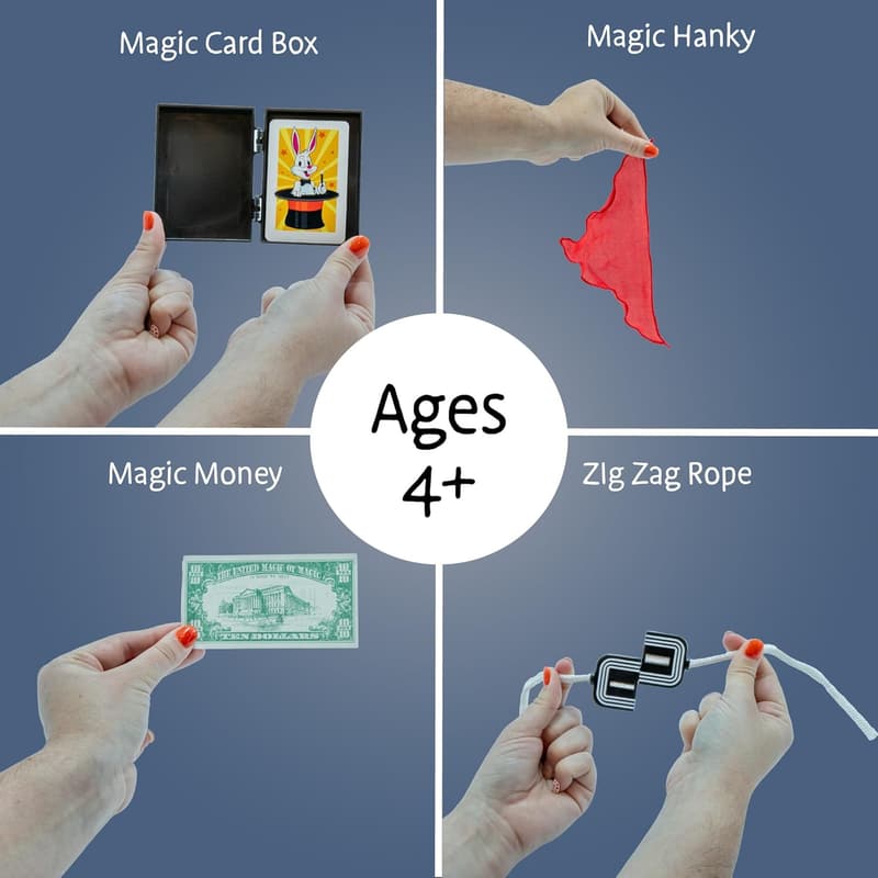 Magic Kit for Kids 4+: 20 Easy Tricks by Hanky Panky