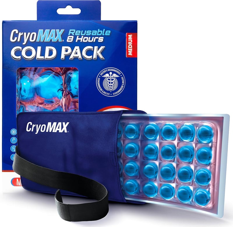 Reusable Cold Therapy Pack - 8 Hour Relief for Elbows & Knees