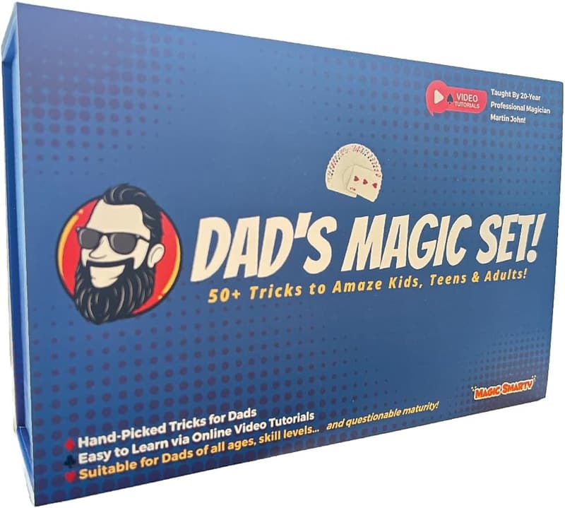 Father's Day Magic Set: 50 Tricks with Easy Video Tutorials
