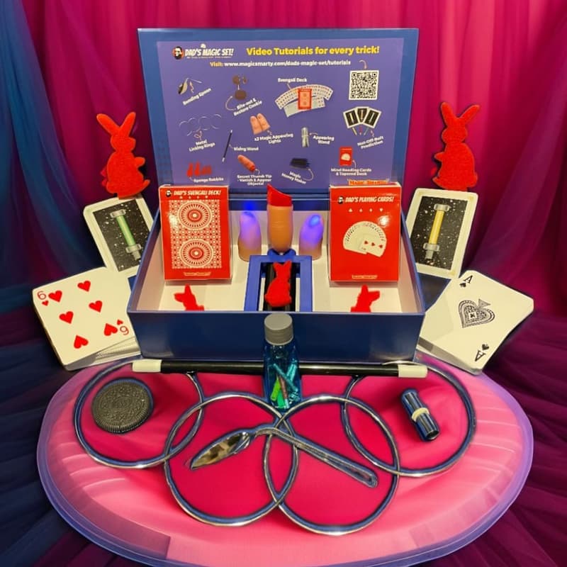 Father's Day Magic Set: 50 Tricks with Easy Video Tutorials