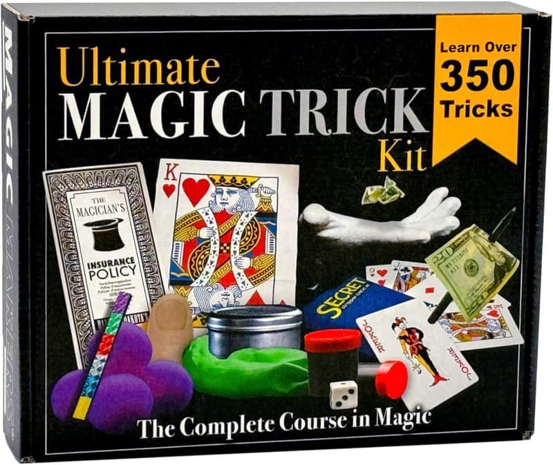 Ultimate Magic Trick Kit - 350 Tricks for Aspiring Magicians