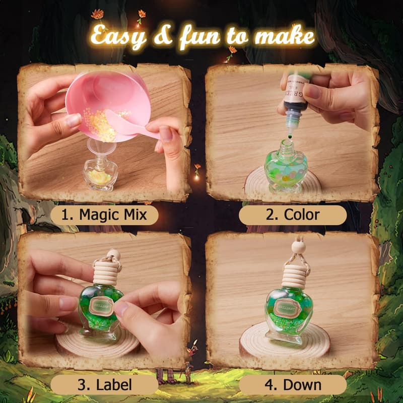 Easter Potion Kit for Kids – 21 Magic Bottles Garden Craft