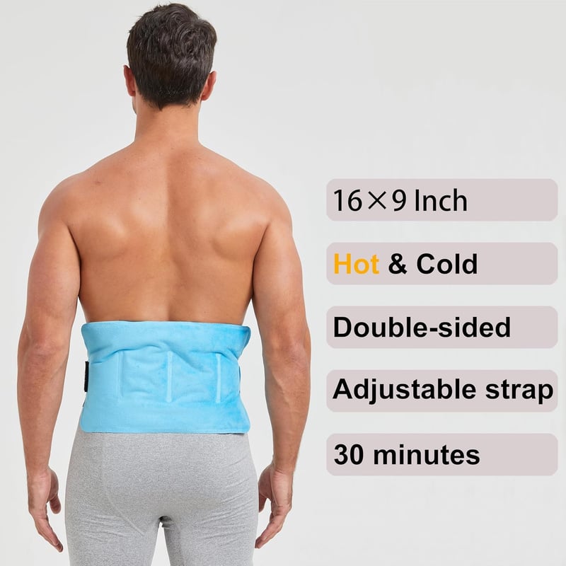Reusable Large Gel Ice Pack for Hot/Cold Therapy - 16