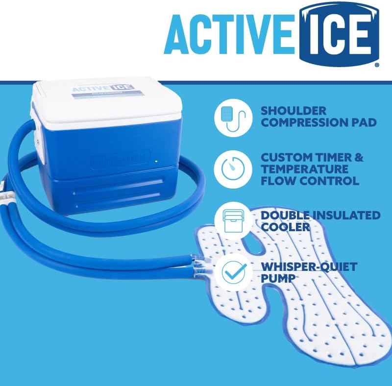 Active Ice 3.0 Cold Therapy System with Programmable Timer and Shoulder Pad