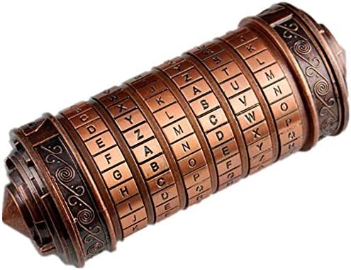 Mini Cryptex Lock Puzzle Box - Unique Gift for Her