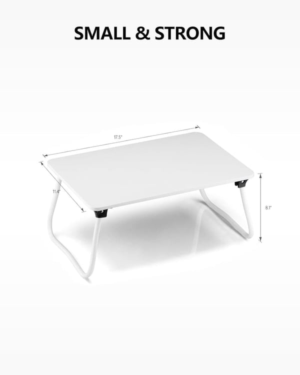 Foldable Portable Lap Desk & Serving Tray – Lightweight Mini Table