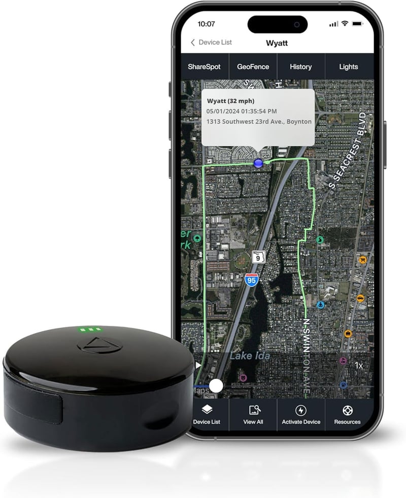 LandAirSea 54 GPS Tracker - Waterproof, Magnetic, Long Battery